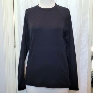 L. L. Bean Midweight Black Long Sleeve Shirt